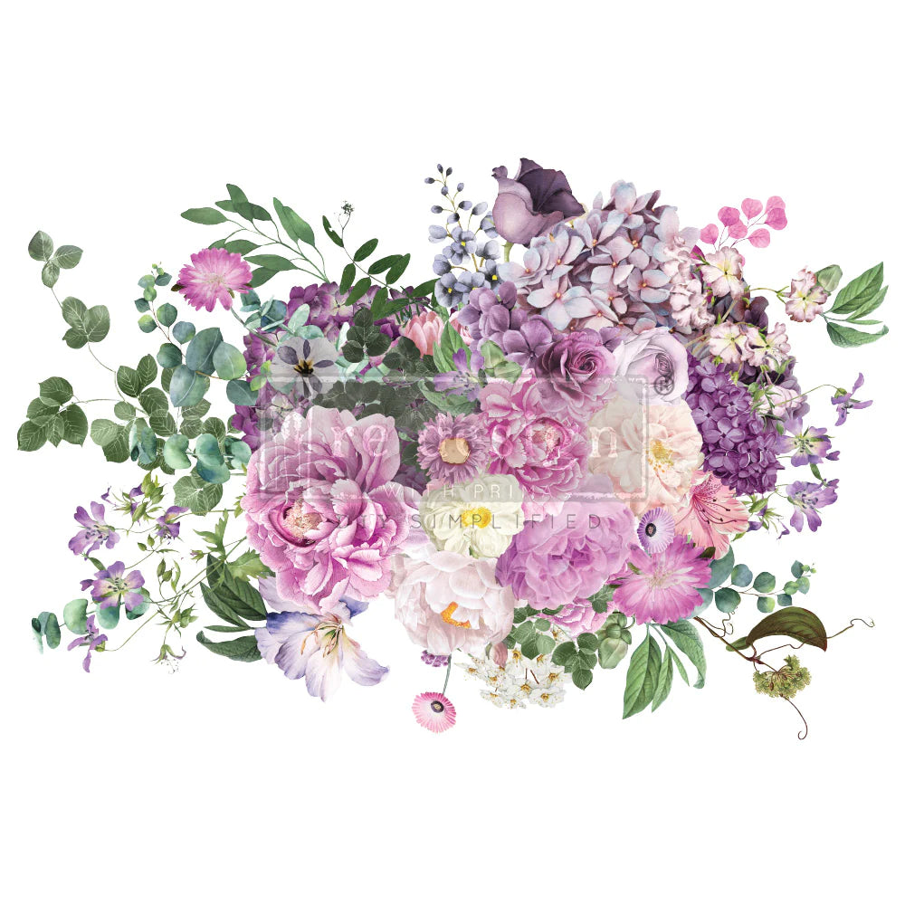 Re-Design With Prima® Decor Transfers Kacha - Morning Purple 24x35"