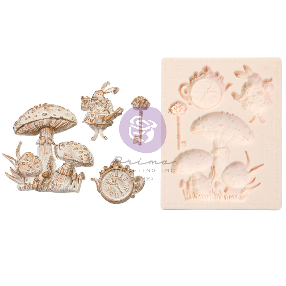 Lost In Wonderland Collection Mould - Lost In Wonderland - 1 Pc, 3.5"x4.5", 8mm