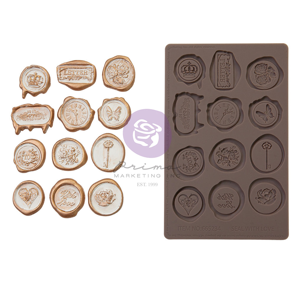 Lost In Wonderland Collection Mould - Letters From Wonderland - 1 pc, 5"x8", 8mm