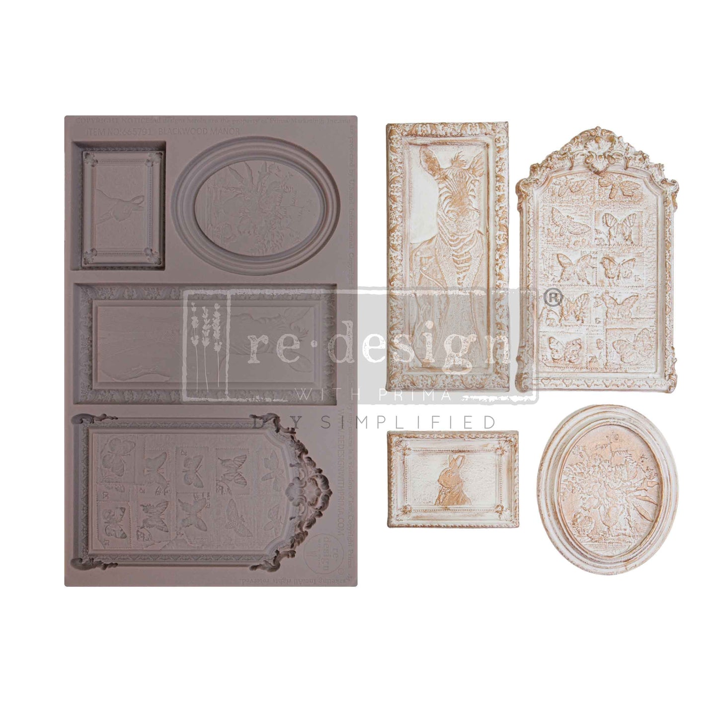 Re-Design With Prima® Decor Moulds - Blackwood Manor - 5"x8", 8mm