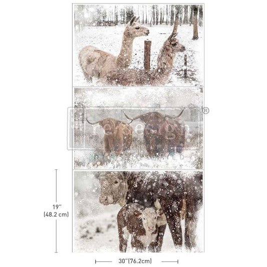Redesign Decoupage Decor Tissue Paper Rustic Retreat 19.5x30