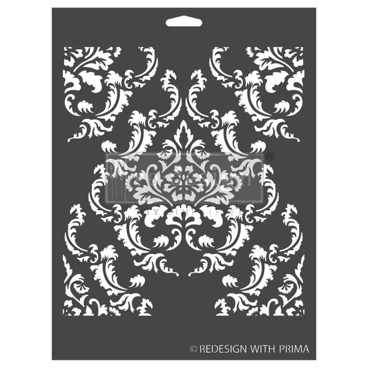 Re-Design With Prima® Decor Stencil - Regal Striae 9x12"