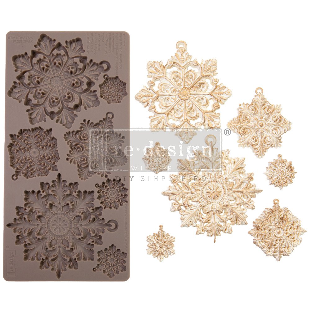 Re-Design With Prima® Decor Moulds - Frost Spark 5"x10", 8mm