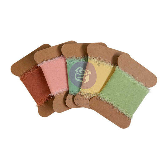 Prima Full Bloom Collection Ribbon 5 Colors x 1 yd each