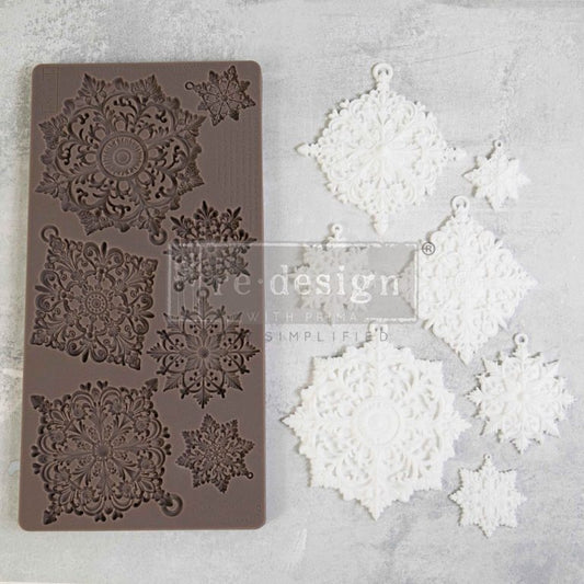 Re-Design With Prima® Decor Moulds  – Dazzling Ornates 5x10"