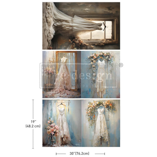 Redesign Decopage4 Decor Tissue Whispers of White