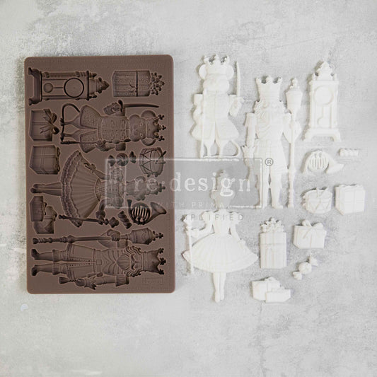 Re-Design With Prima® Decor Moulds  – Nutcracker Party 5x8"