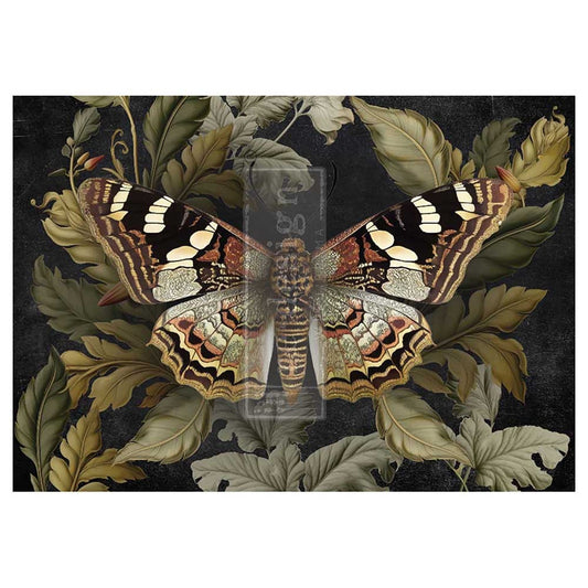 Re-Design With Prima® A1 Decoupage Fiber : Butterfly Conservatory Tales  23.4x33.1"