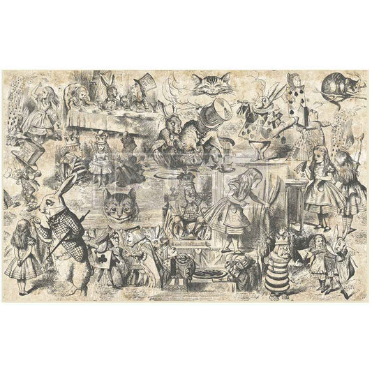 Re-Design With Prima®  Decoupage Decor Tissue Paper - Dreaming In Wonderland19.5x30"