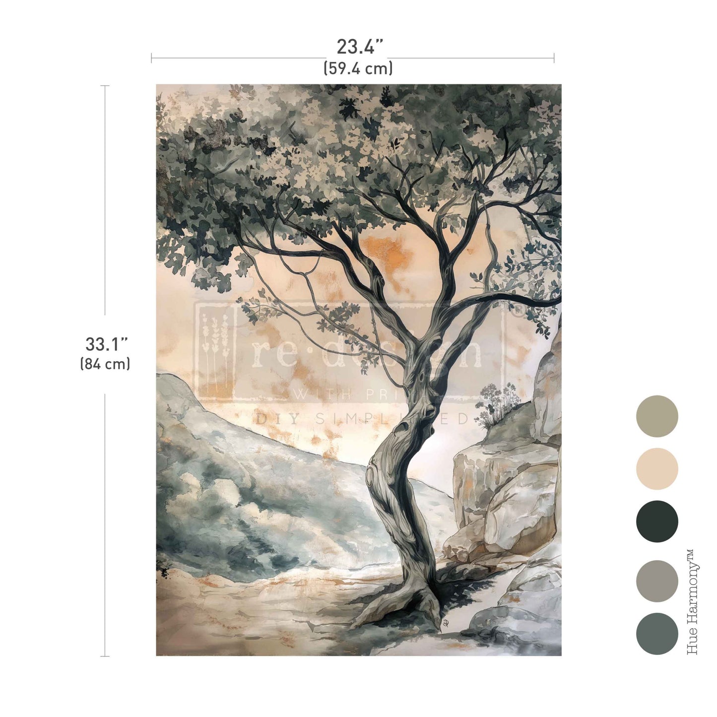 Re-Design With Prima® Decoupage Fiber A1 - Timeless Timber