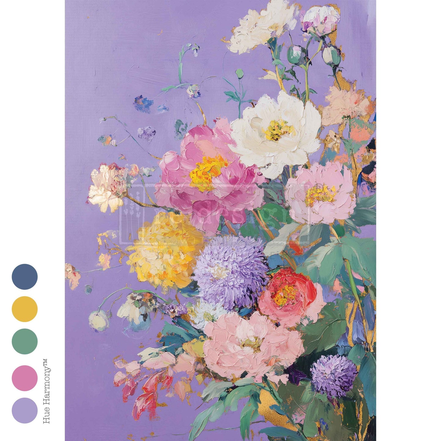 Re-Design With Prima® A3 Decoupage Fiber - Lilac Serenade 11.7x16.5"