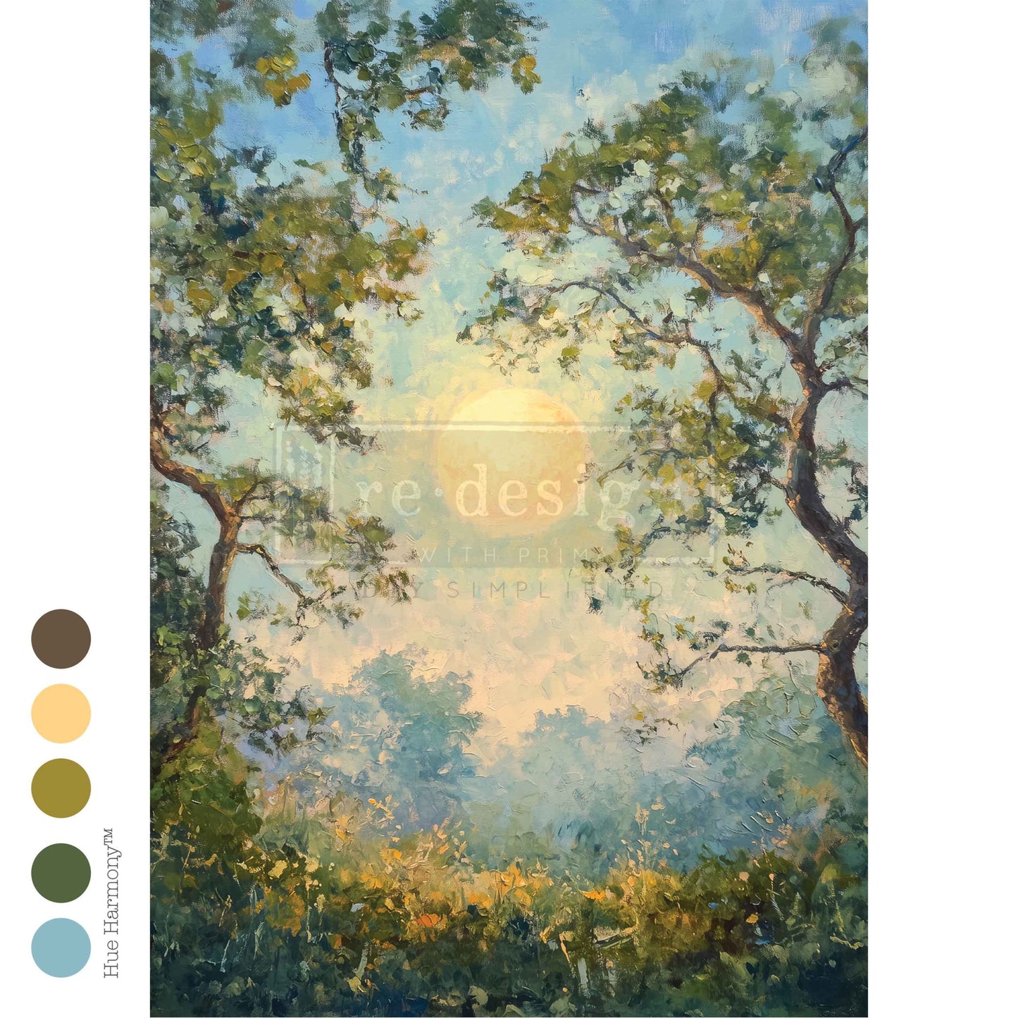 Re-Design With Prima® A3 Decoupage Fiber - Timeless Canopy  11.7x16.5"