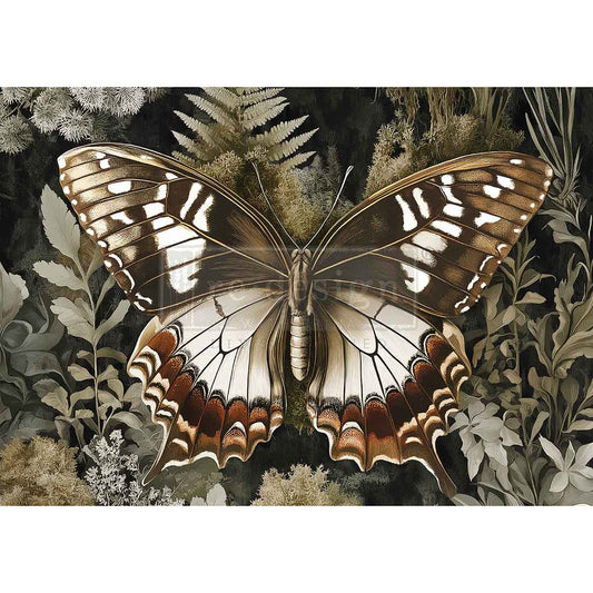 Re-Design With Prima® A3 Decoupage Fiber - Rustling Wings 11.7x16.5"