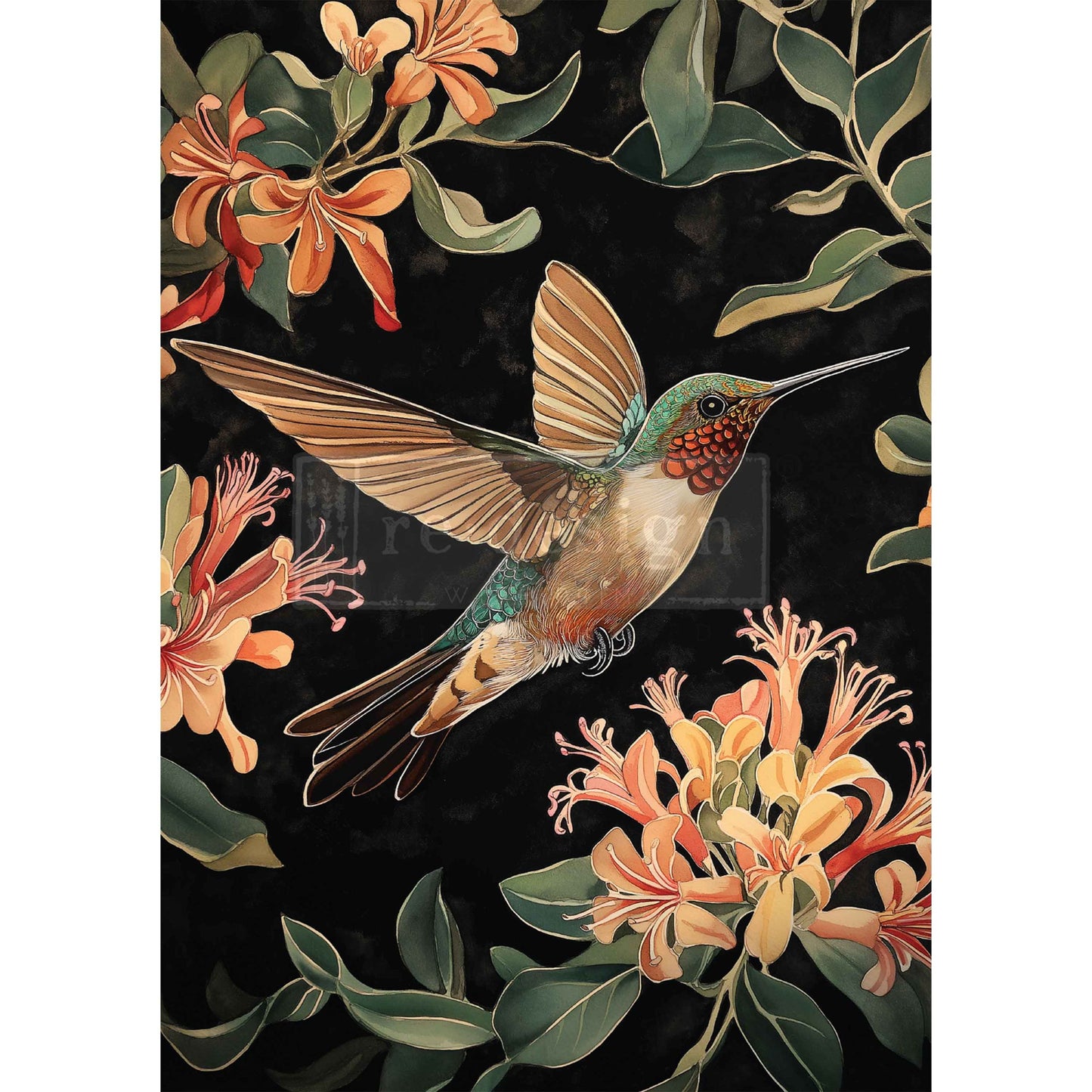 Re-Design With Prima® A3 Decoupage Fiber - Garden Flutter