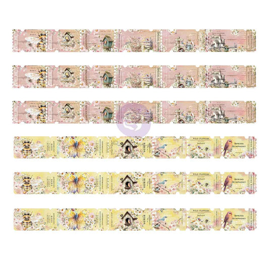 Prima Marketing - Among the Wildflowers Tickets 36pcs