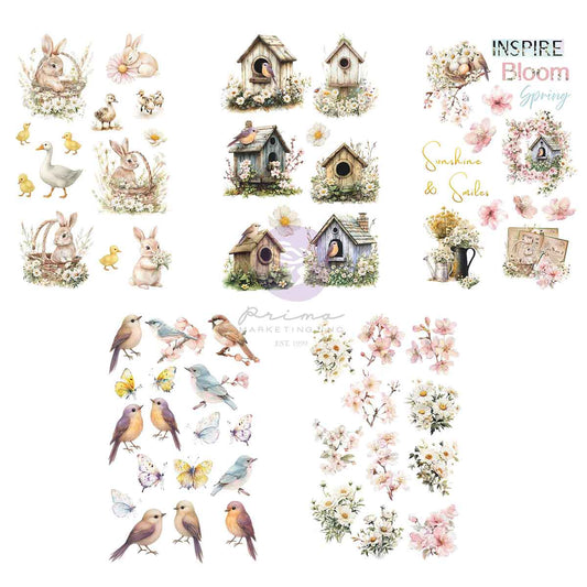 Prima Marketing - Among the Wildflowers Sticker Pack 5 Sheets