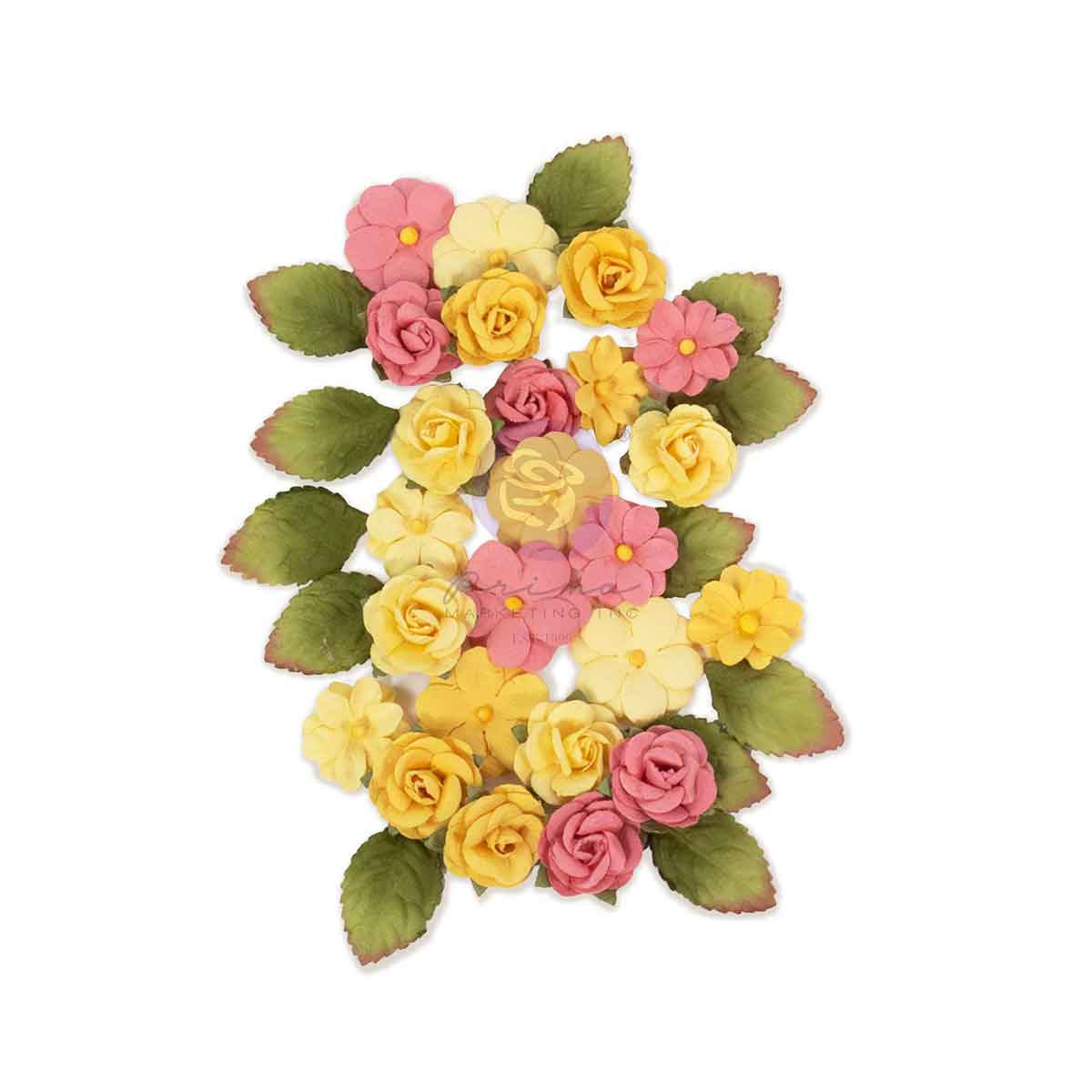 Prima Marketing - Among the Wildflowers Flowers, Garden Notes 36pcs