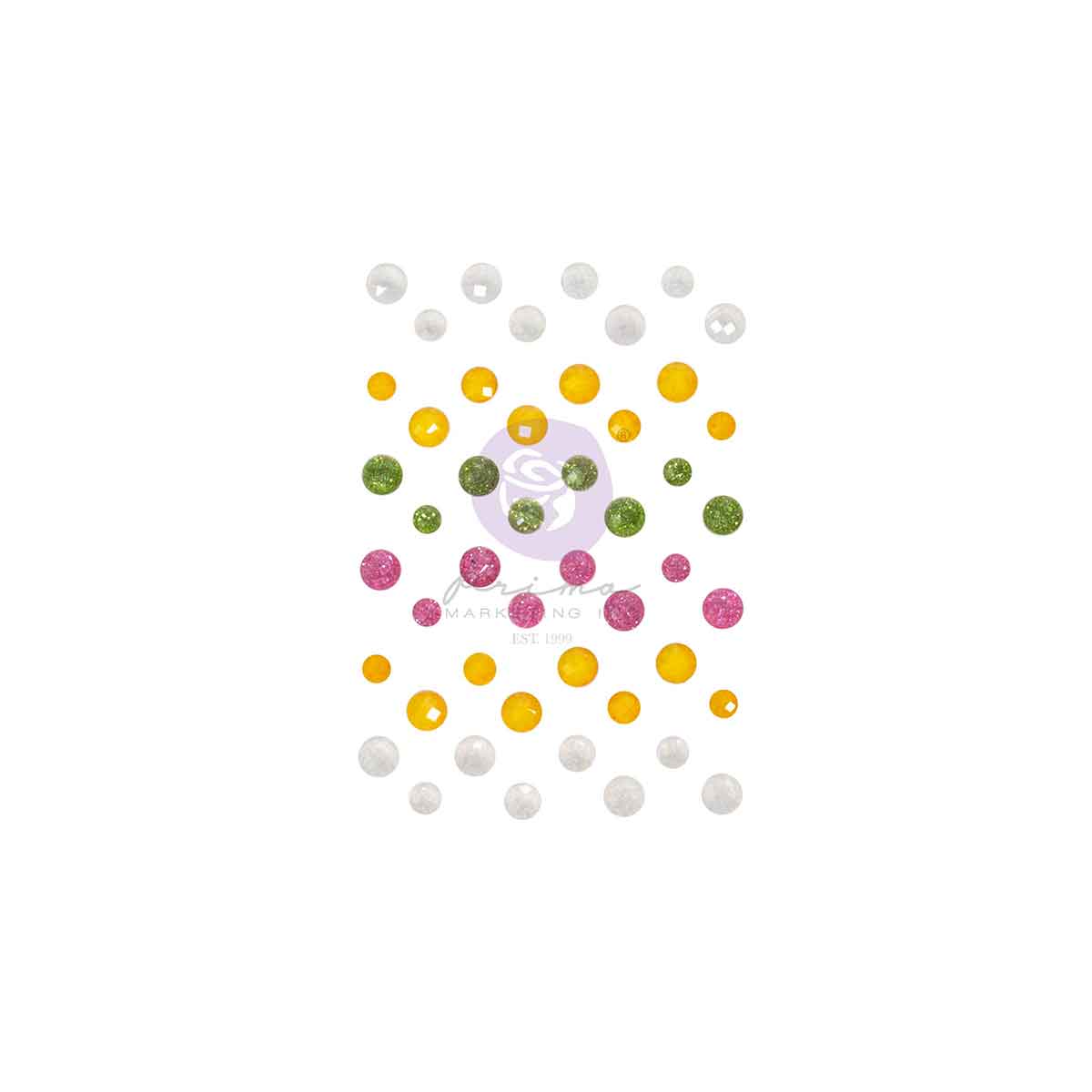 Prima Marketing - Among the Wildflowers Enamel Dots 48pcs