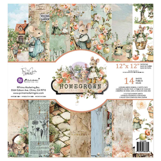 Prima Marketing - Homegrown 12x12" Paper Pad