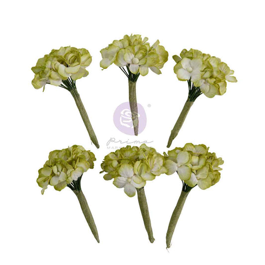 Prima Marketing - Homegrown Flowers, Garden Hydrangea Mist 5pcs