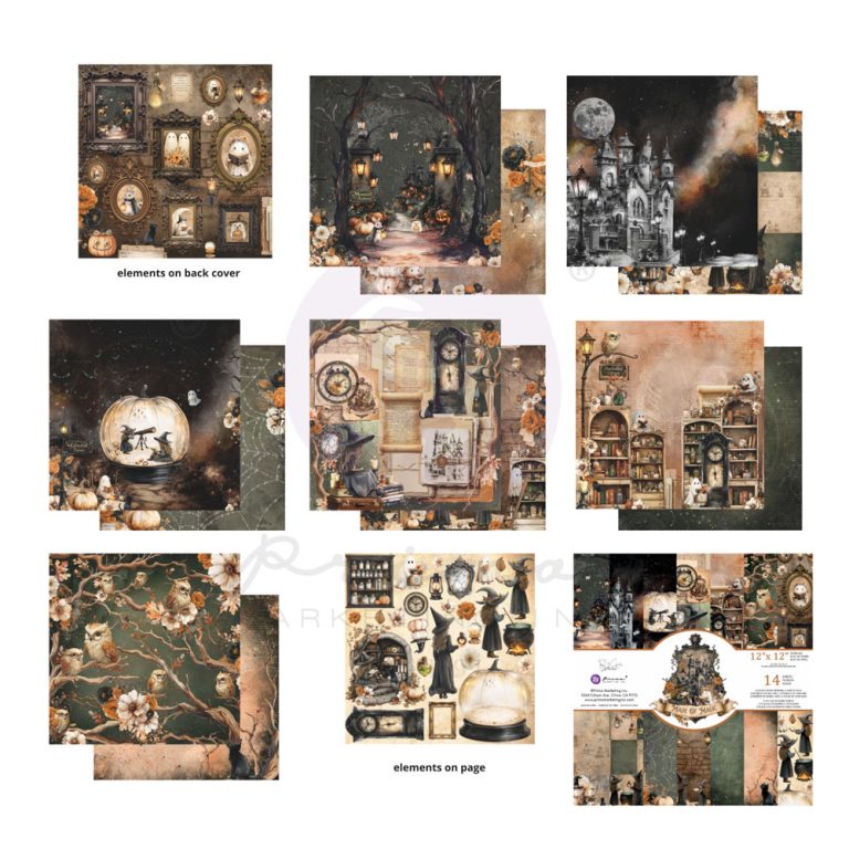 Prima Marketing 3 Girls Tale - Made of Magic Collection 12x12 Paper Pad