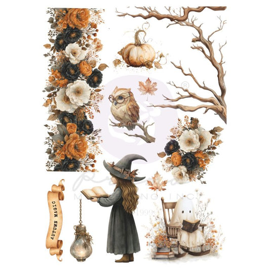 Prima Marketing 3 Girls Tale - Made of Magic Collection A4 Transfer
