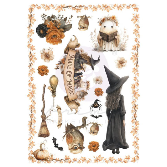 Prima Marketing 3 Girls Tale - Made of Magic Collection A4 Transfer 8.3x11.7"