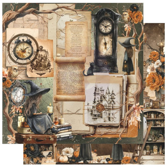 Prima Marketing - Made of Magic Collection Paper Arcane Archives 12x12"