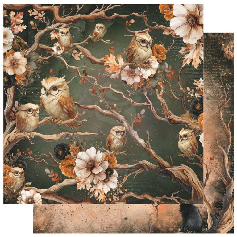 Prima Marketing - Made of Magic Collection Paper Keepers of Knowledge 12x12"