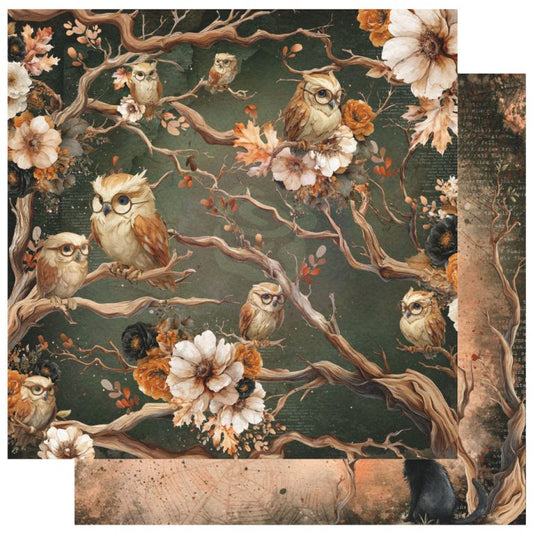 Prima Marketing - Made of Magic Collection Paper Keepers of Knowledge 12x12"