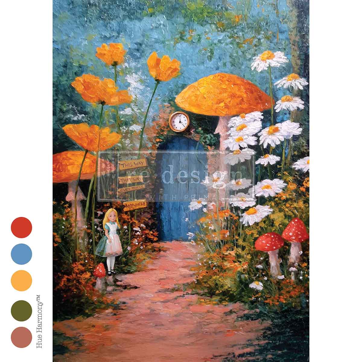 Re-Design With Prima® A3 Decoupage Fiber - A Choice Of Directions