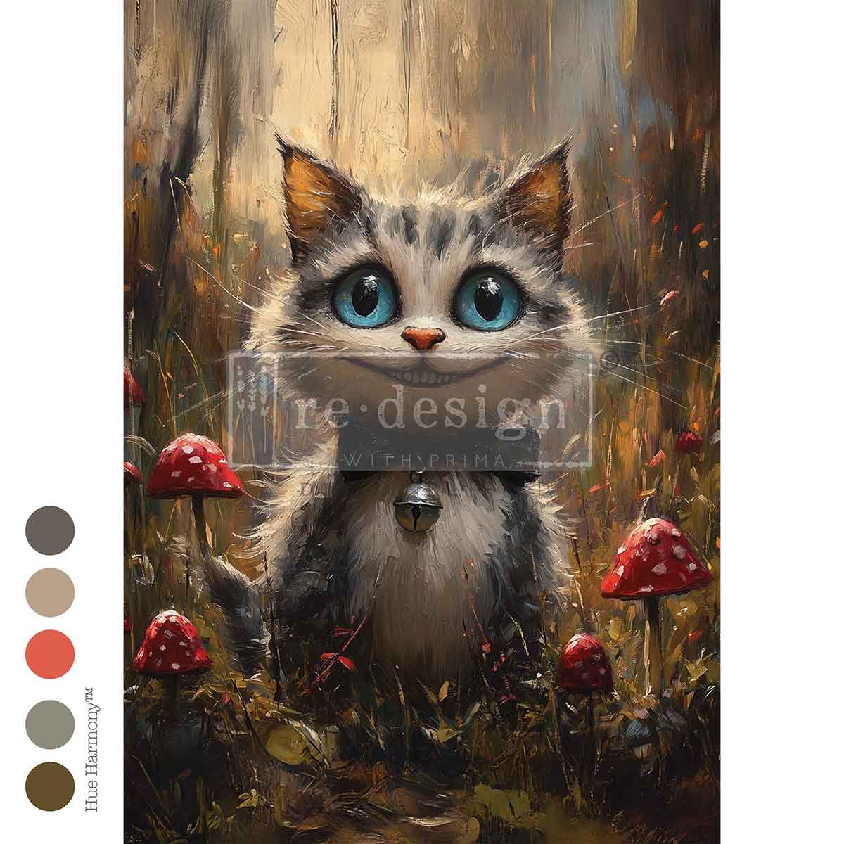 Re-Design With Prima® A3 Decoupage Fiber - Whiskers Of Wit