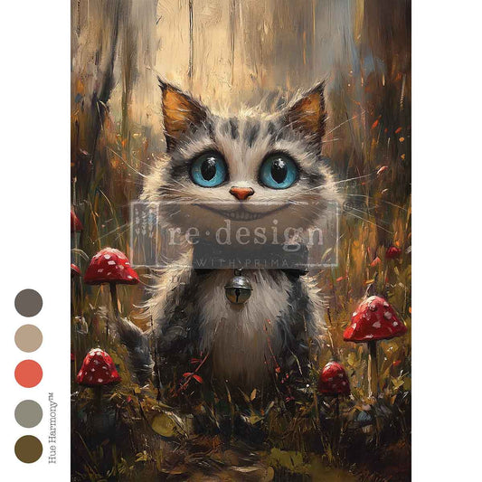 Re-Design With Prima® A3 Decoupage Fiber - Whiskers Of Wit