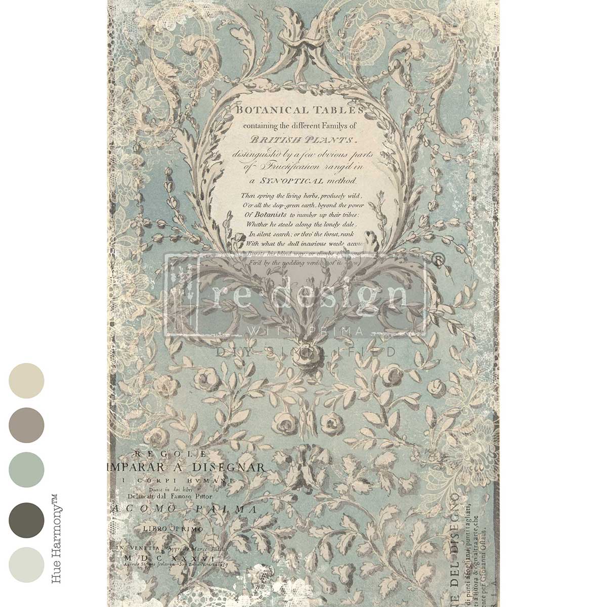 Re-Design With Prima® Decoupage Fiber - Linnaeus's Ghost 19.5x30"