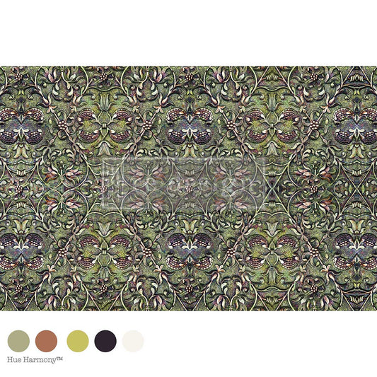 Re-Design With Prima® Decoupage Fiber - Moss Bound Symmetry 19.5x30"