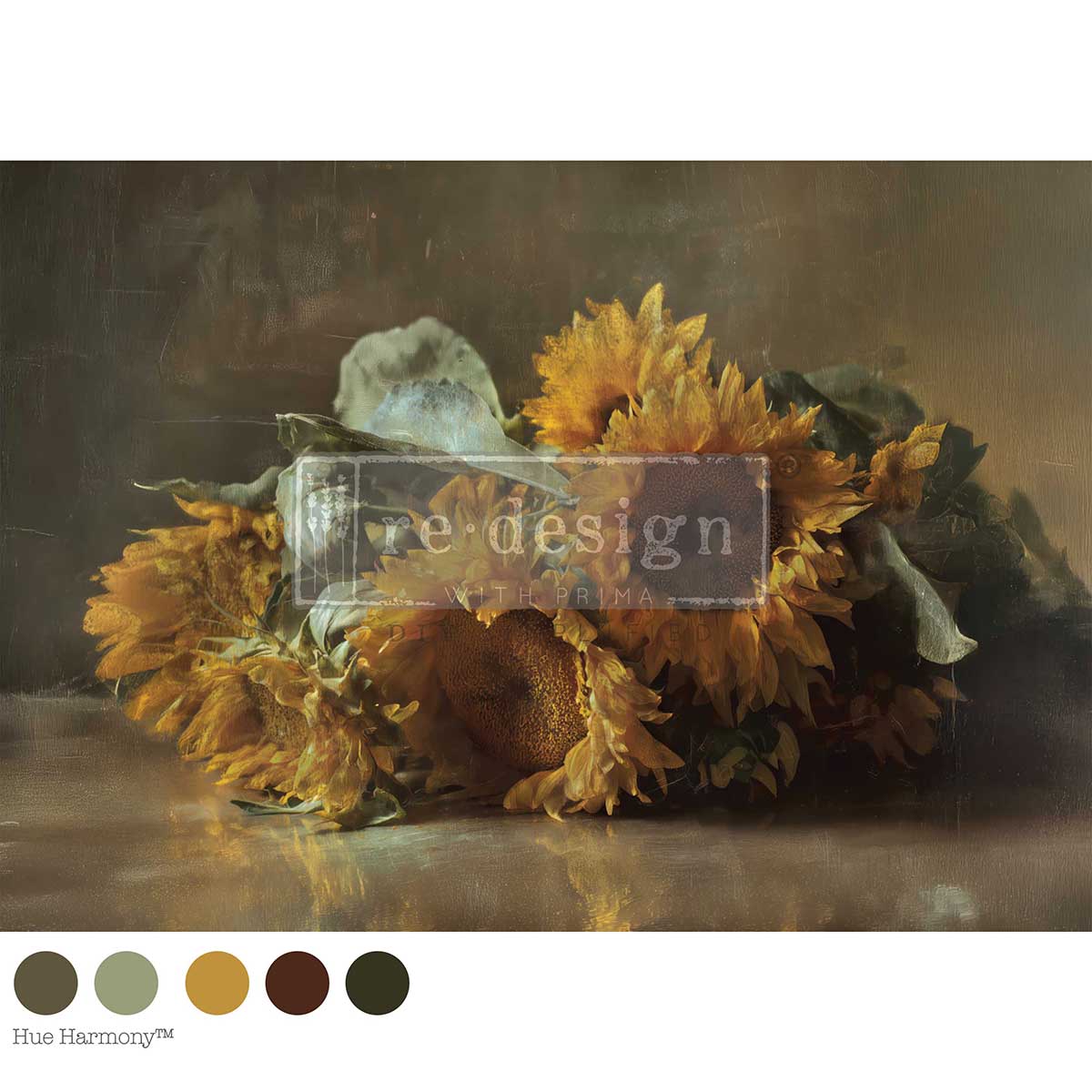 Re-Design With Prima® A1 Decoupage Fiber - Sunken Gold 23.4x33.1"