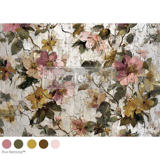 Re-Design With Prima® A1 Decoupage Fiber - The Weathered Atrium 23.4x33.1"