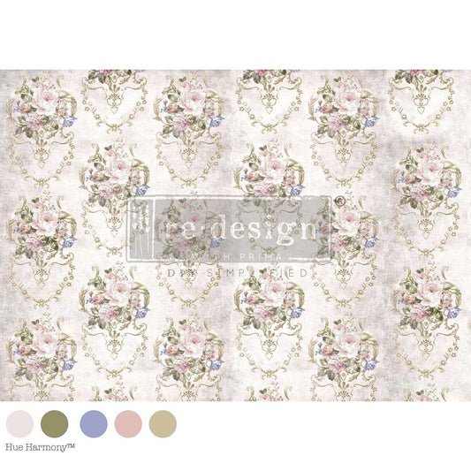 Re-Design With Prima® A1 Decoupage Fiber - Victorian Tea Room 23.4x33.1"