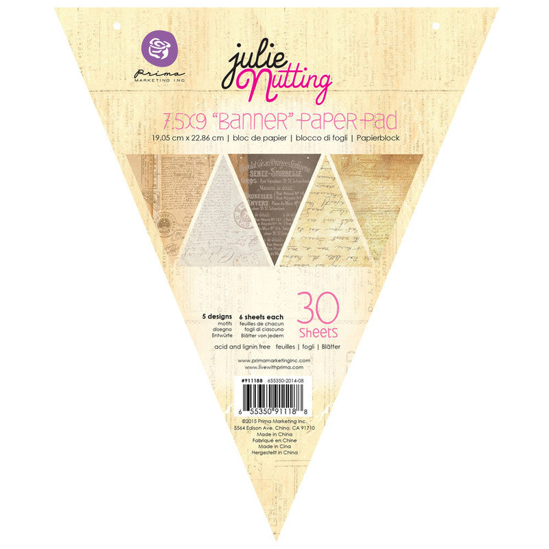 Julie Nutting 7.5" x 9" Banner Paper Pad
