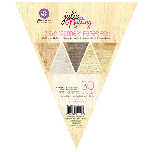 Julie Nutting 7.5" x 9" Banner Paper Pad