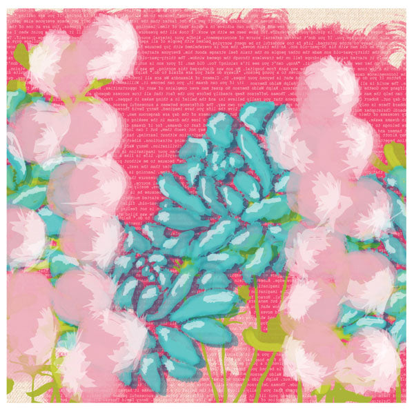 Prima Donna Downey Poppies and Peonies 12x12"