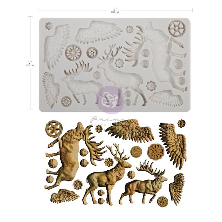 Finnabair Decor Mould Forest Spirit 5x8"