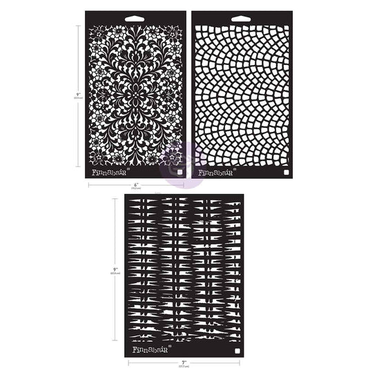 Finnabair - Limited Edition Stencil Set - Knots & Knits
