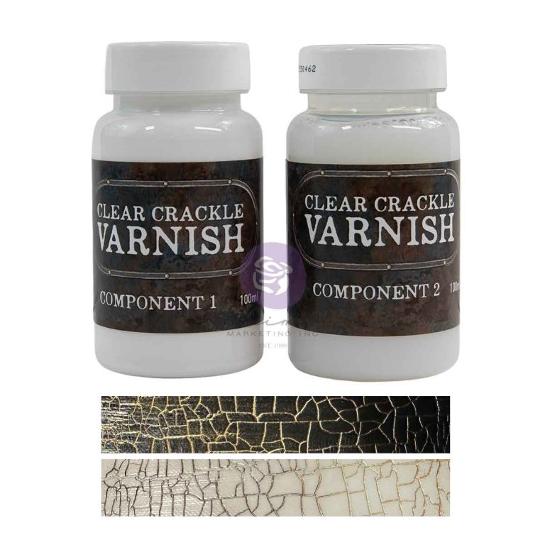 Art Extravagance - Clear Crackle Varnish Set