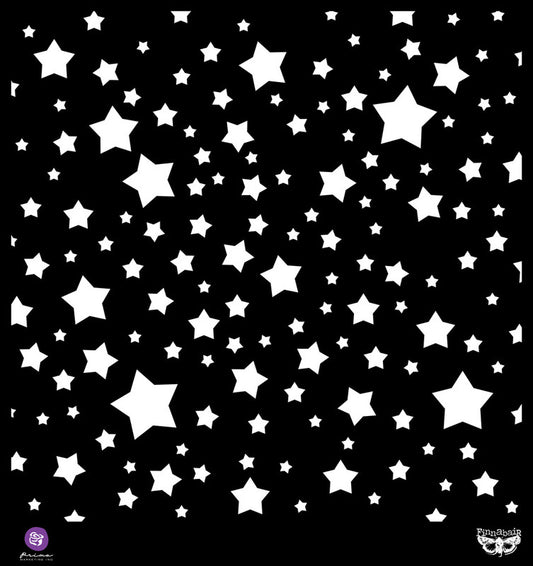 Finnabair -  Elementals Stencil - Stars 12x12"
