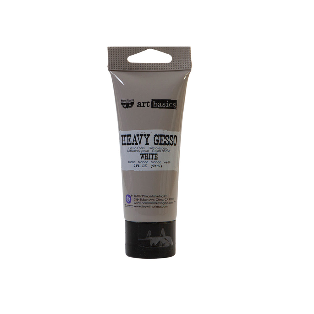 Finnabair, Art Basics - Heavy Gesso White 2fl oz