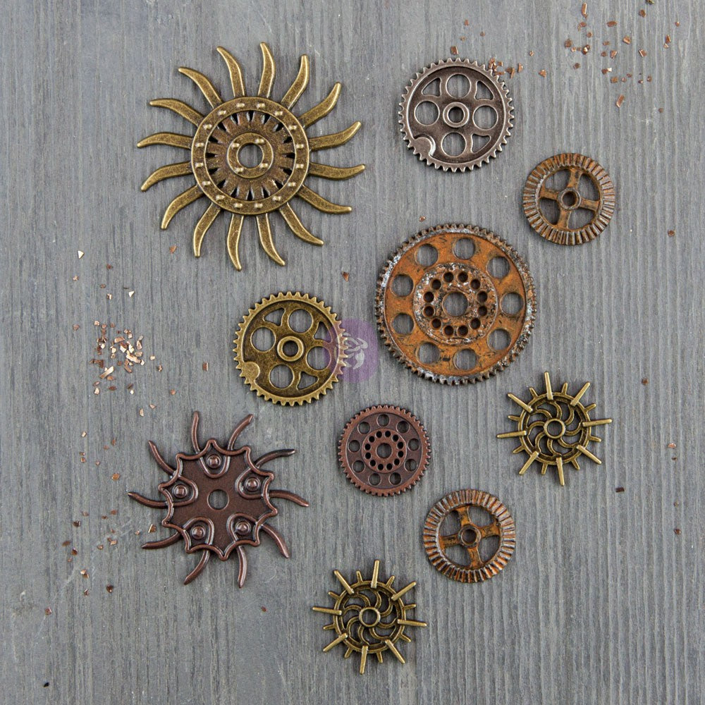 Mechanicals - Steampunk Gears : 10 pack