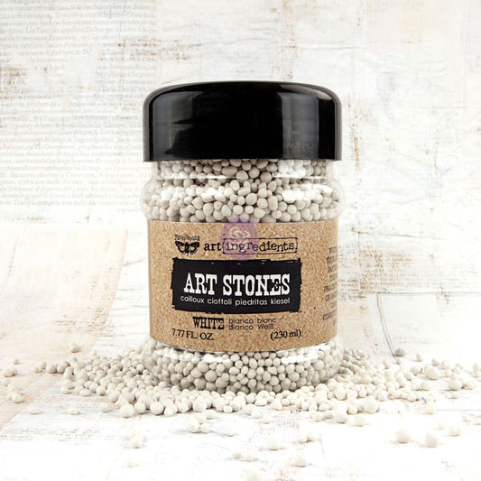 Art Ingredients Art Stones White