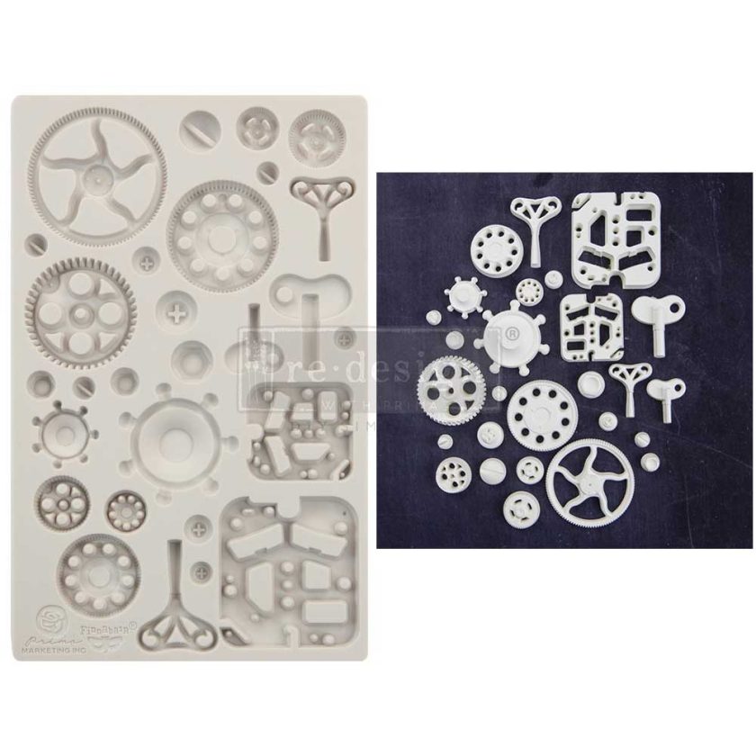 Re-Design With Prima® Decor Moulds - Mechanica - 5"x8", 8mm