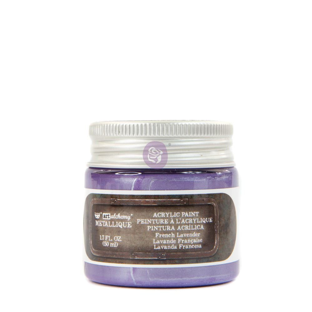 Finnabair Art Alchemy Metallique French Lavender Acrylic Paint 50 ml